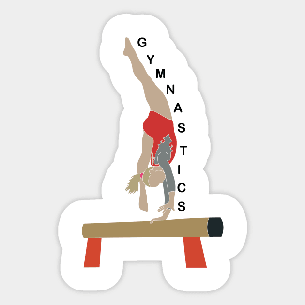 Gymnastics Sticker by sportartbubble